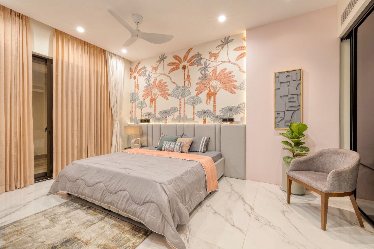 Luxurious master bedroom suite